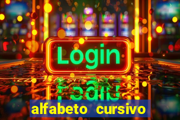 alfabeto cursivo pontilhado para imprimir pdf